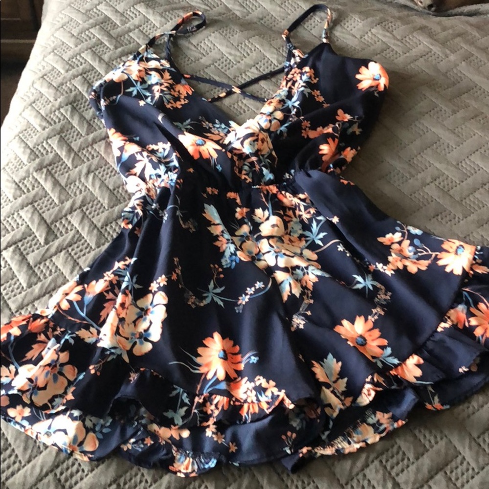 NWOT fashion nova floral romper